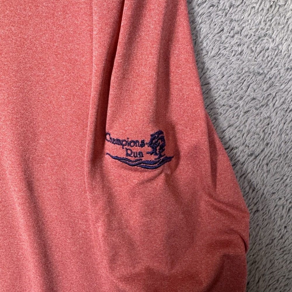 Johnnie-O Jacket Men M Randall Heathered Cardinal Prep-formance 1/4 Zip Pullover - Picture 7 of 12